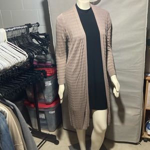 Lightweight long cardigan